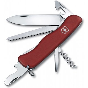 Швейцарський розкладний ніж Victorinox Forester (111мм 12 функцій) червоний (0.8363)