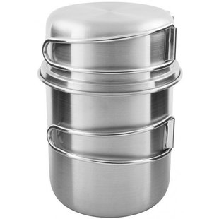 Набір кухлів Tatonka Handle Mug 600 Set, Silver (TAT 4173.000)