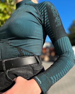 Термофутболка с длинным рукавом женская Accapi XPerience, Black/Turquoise, XS/S (ACC XА811.9946-XSS)