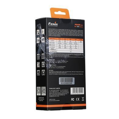 Ліхтар ручний Fenix PD40R V2.0 + подарунок Ліхтар ручний Fenix E01 V2.0 (PD40RV20E01V20)