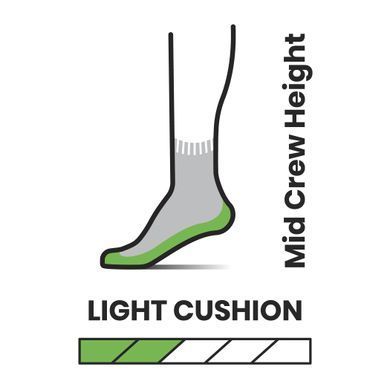 Шкарпетки жіночі Wm&rsquo;s Hike Light Cushion Margarita Crew, Black, M (SW SW001586.001-M)