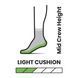 Шкарпетки жіночі Wm&rsquo;s Hike Light Cushion Margarita Crew, Black, M (SW SW001586.001-M)