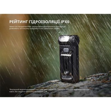 Ліхтар ручний Fenix SW05R-RED LED, Black (6942870311821)