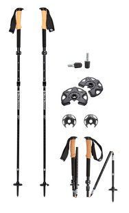 Треккинговые палки Black Diamond Alpine FLZ, 105-125 см, Black (BD 112203-125)