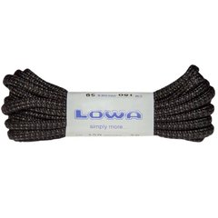 Шнурки LOWA ATC Mid, Black/Grey dotted, 150 см (830584-0999)