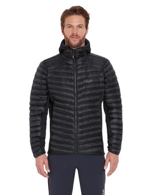 Чоловіча демісезонна куртка Rab Cirrus Flex Hoody, Black, M (RB QIP-31-BL-M)