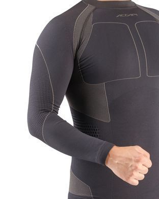 Термофутболка мужская Accapi Polar Bear, Black/Anthracite, р.XS/S (ACC A740.966-XSS)