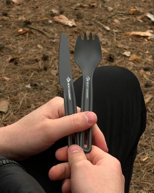 Набір столових приборів Alpha Light Cutlery Set Grey від Sea to Summit (STS ACUTALSET2)