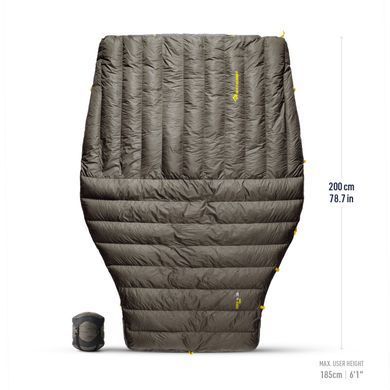 Спальний мішок-квілт Sea to Summit Ember Down Quilt -1C|30F, 185 см, Beluga, Regular (STS ASL042012-050103)