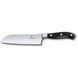 Нож бытовой, кухонный Victorinox Forged Santoku Grand Maitre (GB) (лезвие: 170мм), черный 7.7303.17G