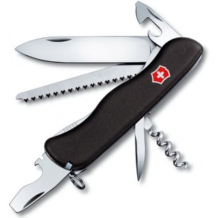 Швейцарський розкладний ніж Victorinox Forester (111мм 12 функцій) чорний (0.8363.3)