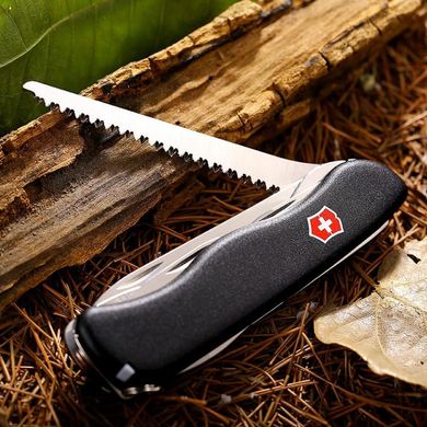 Швейцарский складной нож Victorinox Forester (111мм 12 функций) черный (0.8363.3)