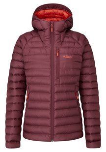 Легкий женский пуховик Rab Microlight Alpine Jacket Wmns Deep Heather, L (RB QDB-13-D14)
