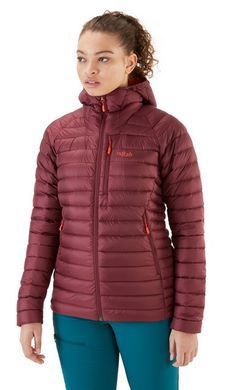Легкий женский пуховик Rab Microlight Alpine Jacket Wmns Deep Heather, L (RB QDB-13-D14)