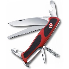 Швейцарский складной нож Victorinox Rangergrip 55 (130мм 12 функций) красно-черный (0.9563.C)