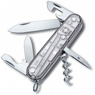 Швейцарский складной нож Victorinox Spartan (91мм 12 функций) серебряный прозрачный (1.3603.Т7)