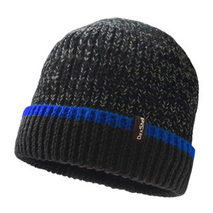 Шапка водонепроникна Dexshell Cuffed Beanie, S/M, Black/Blue (DH353BLUSM)