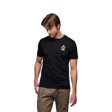Футболка мужская Black Diamond M Boulder SS Tee, Black, L (BD 7524040002LRG1)
