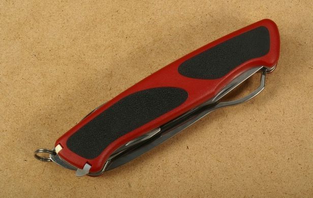 Швейцарський розкладний ніж Victorinox Rangergrip 78 (130мм 12 функцій) червоний (0.9663.МC)