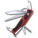 Швейцарський розкладний ніж Victorinox Rangergrip 78 (130мм 12 функцій) червоний (0.9663.МC)
