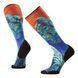 Шкарпетки чоловічі Smartwool Ski Targeted Cushion Winter Haze Print OTC, Deep Navy, L (SW 002903.092-L)