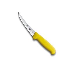 Нож бытовой, кухонный Victorinox Fibrox Boning (лезвие: 120мм), желтый 5.6608.12