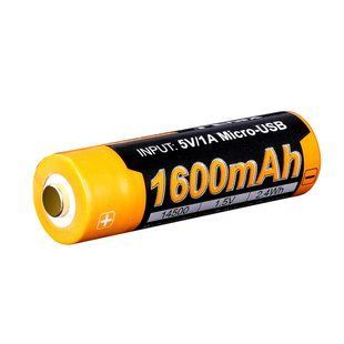 Акумулятор Fenix 14500 ARB-L14-1600U micro usb, 1 шт (ARB-L14-1600U)