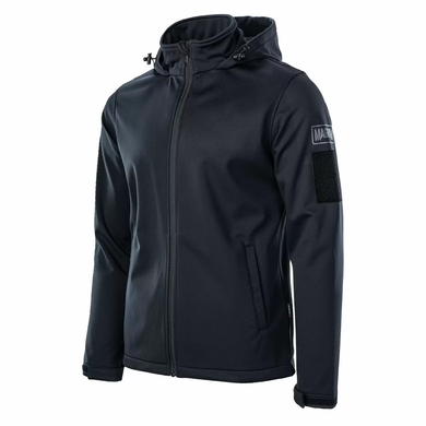 Тактична чоловіча Soft Shell куртка Magnum Cervus, Black, S (MGN 26761-BLACK-S)