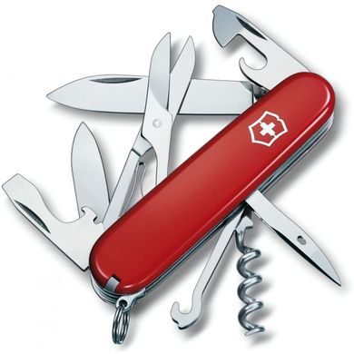 Швейцарський розкладний ніж Victorinox Climber (91мм 14 функцій) червоний (1.3703)