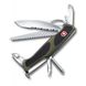 Швейцарський розкладний ніж Victorinox Rangergrip 178 (130мм 12 функцій) зелений 0.9663.MWC4