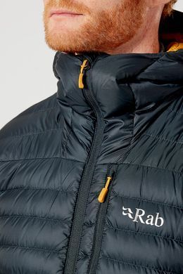 Легкий чоловічий пуховик Rab Microlight Alpine Jacket Beluga, L (RB QDB-12-BL)