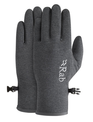 Рукавички Rab Geon Gloves, Black/Steel Marl, S (RB QAJ-01-S)