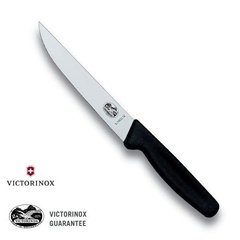 Нож бытовой, кухонный Victorinox Carving (лезвие: 120мм), черный 5.1803.12