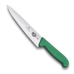 Нож бытовой, кухонный Victorinox Fibrox (лезвие: 150мм), зеленый 5.2004.15