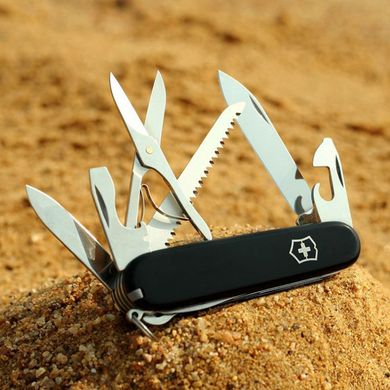 Швейцарский складной нож Victorinox Huntsman (91мм,15 функций) черный (1.3713.3)