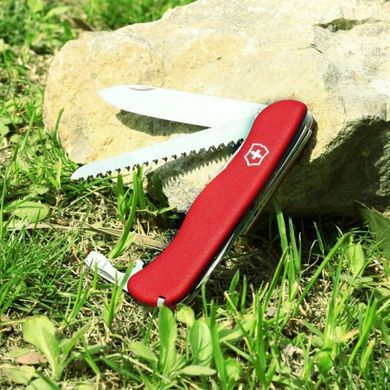 Швейцарский складной нож Victorinox Rucksack (111мм 12 функций) красный (0.8863)