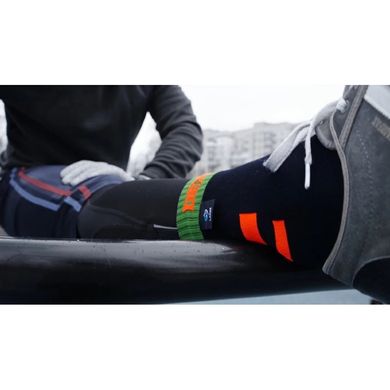 Шкарпетки водонепроникні Dexshell Running, Black/Orange, S (DS645BORS)