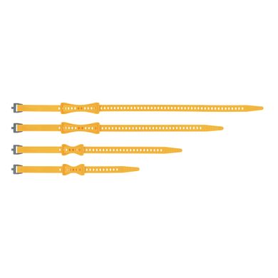 Набор стяжек Stretch-Loc All Sizes 20mm 4 Pack от Sea To Summit, Yellow (STS ASLSTRP4PCKYW)