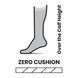 Шкарпетки жіночі Women's Ski Zero Cushion Galactic, Deep Navy, M (SW 002885.092-M)