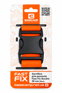 Застібка для ременів Base Camp Fast Fix Buckle 38 мм, Black (BCP 110503)
