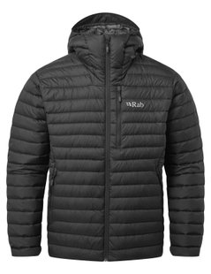 Мужской легкий пуховик Rab Microlight Alpine Jacket, Black, S (RB QDB-12-B-S)