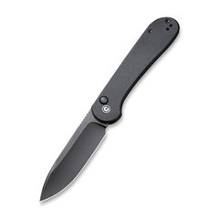 Нож складной Civivi Button Lock Elementum, Black (C2103A)