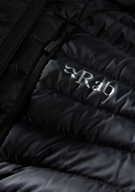 Мужской легкий пуховик Rab Microlight Alpine Jacket, Black, S (RB QDB-12-B-S)