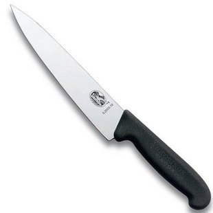 Ніж побутовий, кухонний Victorinox Fibrox (лезо: 120мм), чорний 5.2003.12