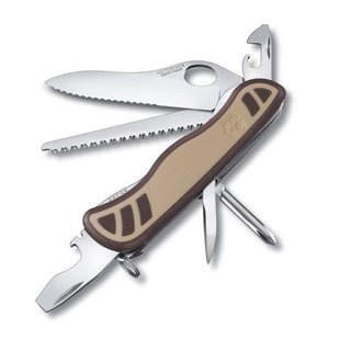 Швейцарський розкладний ніж Victorinox Trailmaster One Hand (111мм 12 функцій) бежевий 0.8461.MWC941