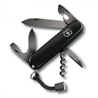 Швейцарський розкладний ніж Victorinox Spartan PS (91мм 12 функцій) чорний 1.3603.3P