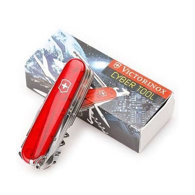 Швейцарський розкладний ніж Victorinox Cybertool (91мм 34 функции) червоний проз 1.7725.T