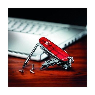 Швейцарський розкладний ніж Victorinox Cybertool (91мм 34 функции) червоний проз 1.7725.T