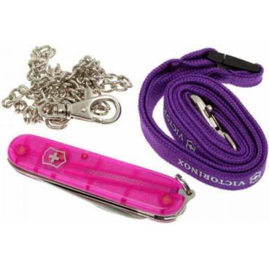 Швейцарский складной нож детский Victorinox My First (84мм 8 функций) розовый 0.2363.Т5