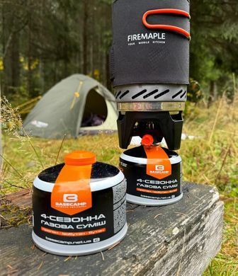 Газовий балон BaseCamp 4 Season Gas 230 г (BCP 70300)